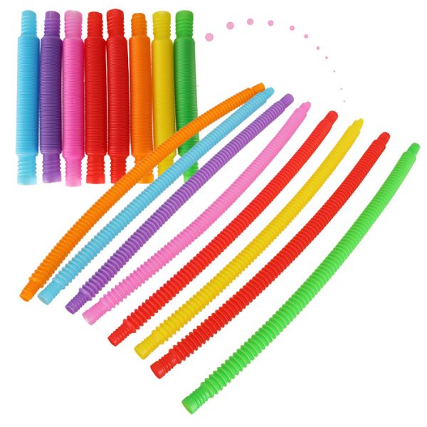 Tubes sensory tubes stretchable educational montessori tubes 8 pieces