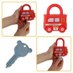 Educational puzzle game car blocks Montessori