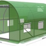 Garden greenhouse 3 X 2 X 2 cm
