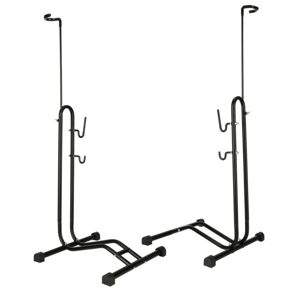 Bicycle stand single high strong metal black
