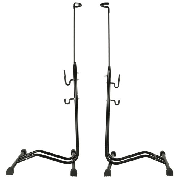 Bicycle stand single high strong metal black