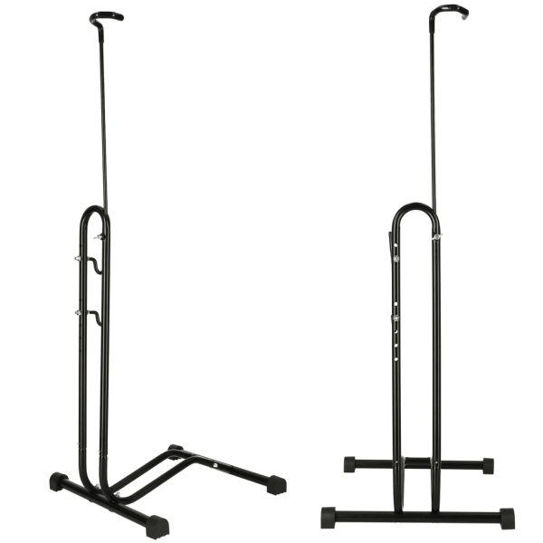 Bicycle stand single high strong metal black