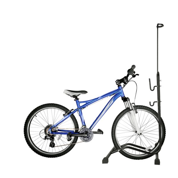 Bicycle stand single high strong metal black