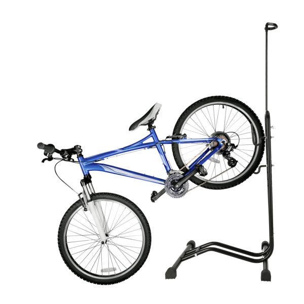 Bicycle stand single high strong metal black