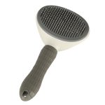 Self-cleaning brush for dog cat hair
