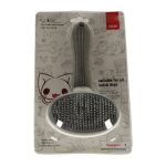 Self-cleaning brush for dog cat hair
