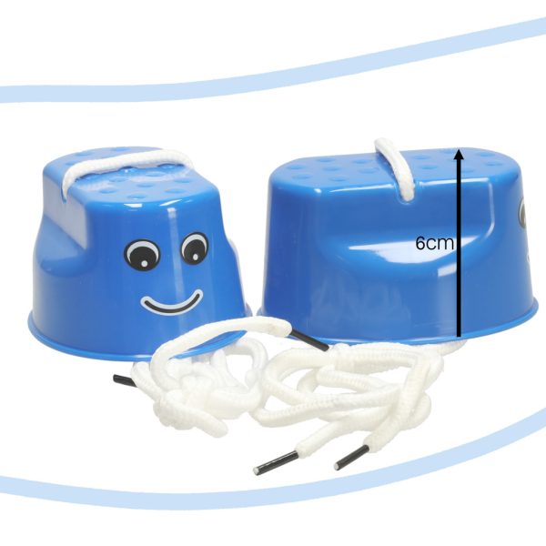 Stilts for children balance clogs 2pc blue