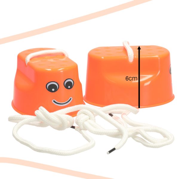 Stilts for children balance clogs 2pcs orange