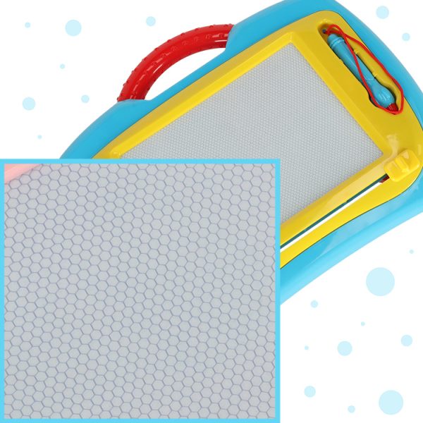 Stamp blue fountain pen drawing tablet