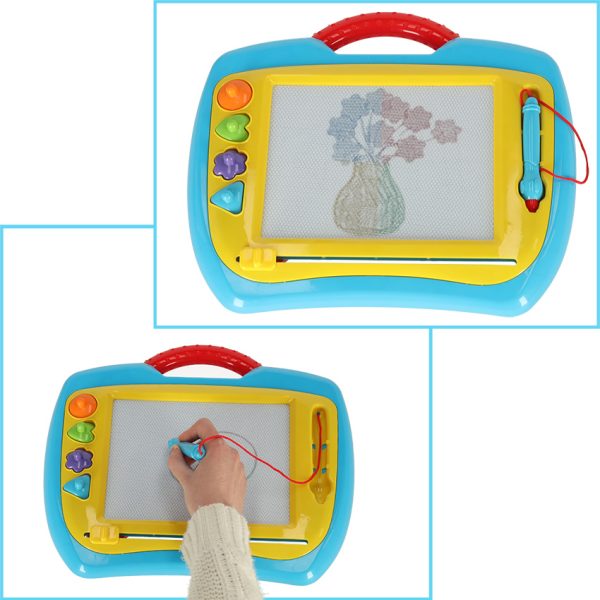 Stamp blue fountain pen drawing tablet