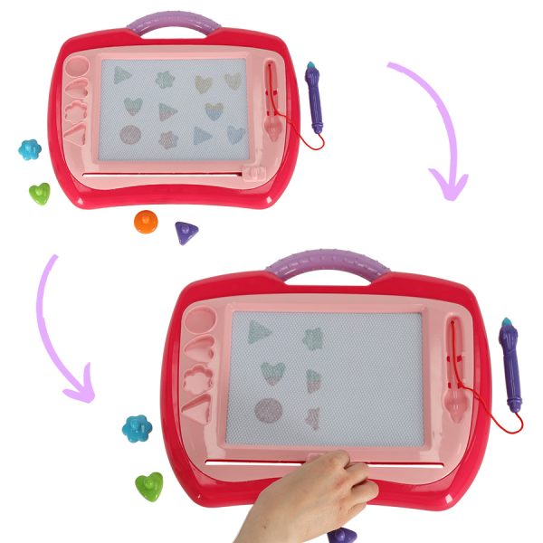 Stamp pink fade-out drawing tablet
