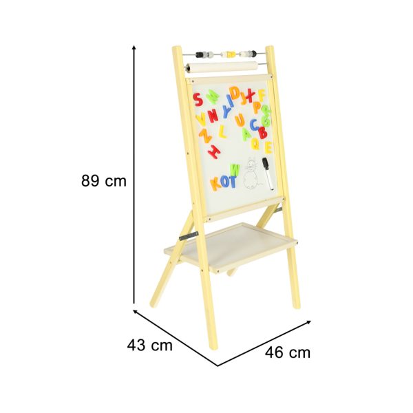 Double Sided Drawing Board 46x43x89