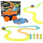 Luminous racing track to assemble with car 150 elements