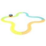 Luminous racing track to assemble with car 150 elements