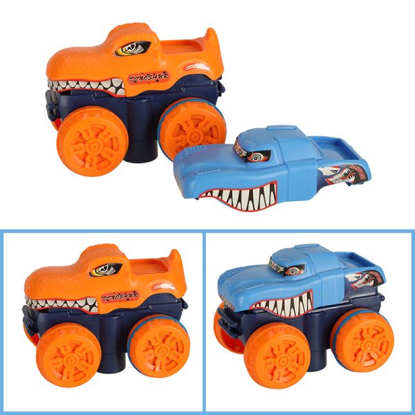 Car racing track with car 198 elements