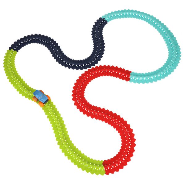 Car racing track with car 198 elements