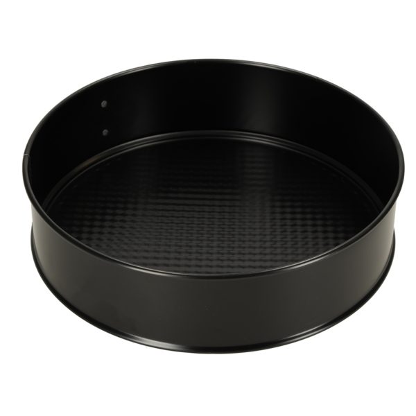 Baking tin with removable rim 24cm black