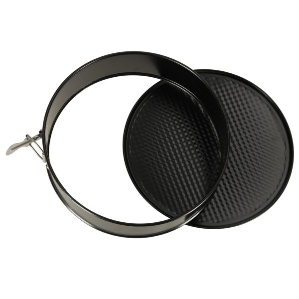 Baking tin with removable rim 24cm black