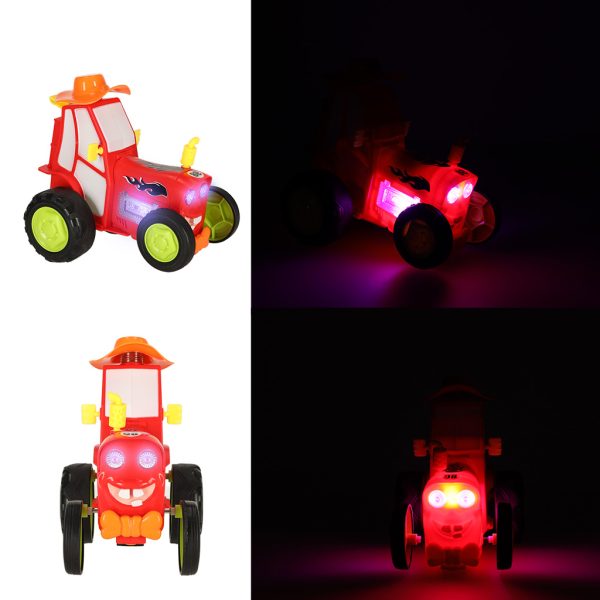 Jumping tractor red