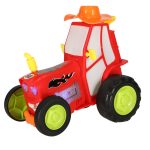 Jumping tractor red