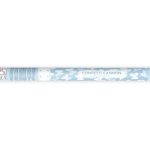 Confetti tube shooting with white butterflies 60cm