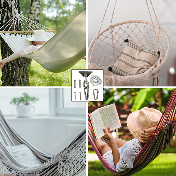 Hammock holder ceiling mount swings