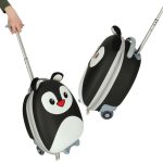 Children’s travel suitcase on wheels hand luggage Penguin