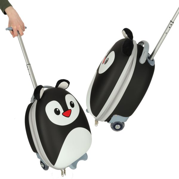 Children’s travel suitcase on wheels hand luggage Penguin