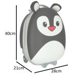 Children’s travel suitcase on wheels hand luggage Penguin