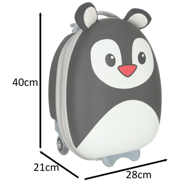 Children’s travel suitcase on wheels hand luggage Penguin