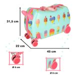 Children's suitcase ice cream