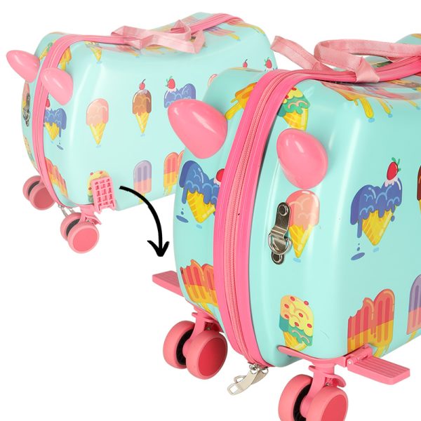 Children's suitcase ice cream