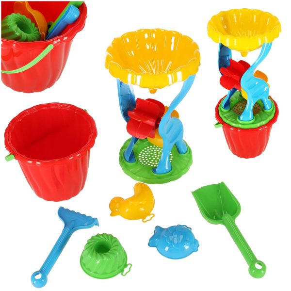 MARIOINEX Sand bucket with accessories grinder shovel