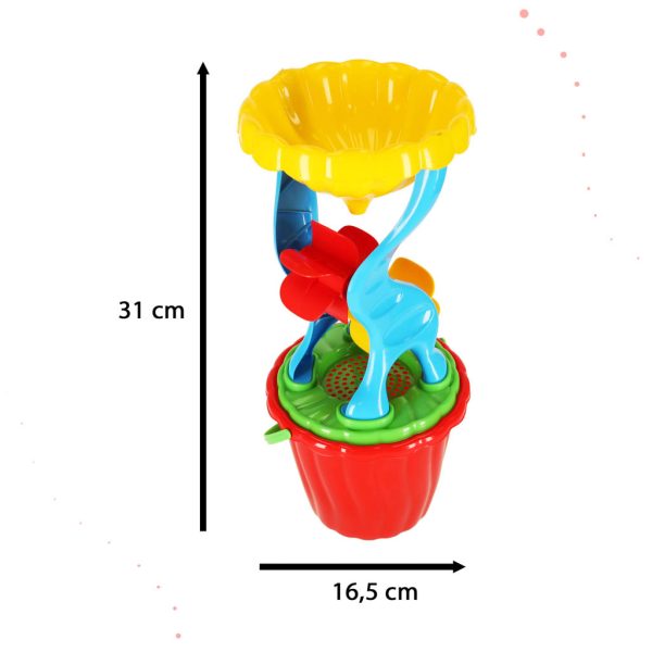 MARIOINEX Sand bucket with accessories grinder shovel