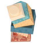 Montessori educational pyramid sensory tower with balls