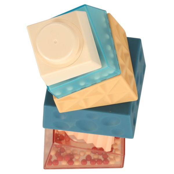 Montessori educational pyramid sensory tower with balls