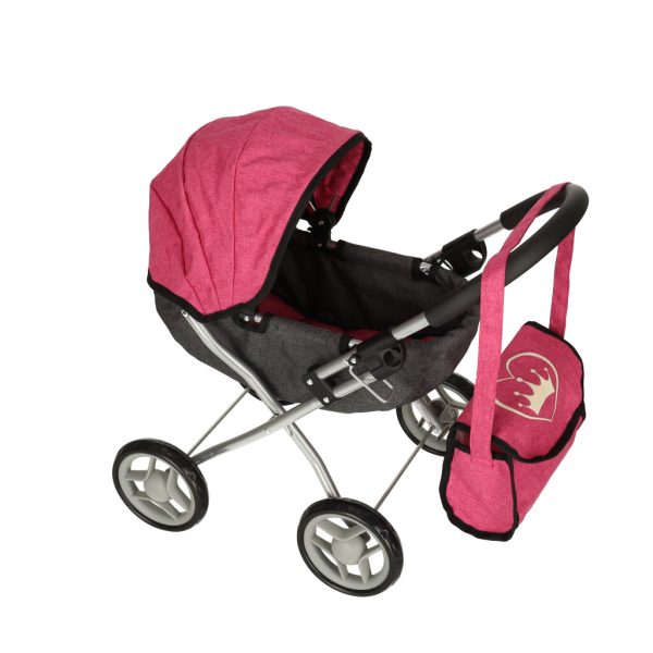 Four-wheel pram for dolls gondola
