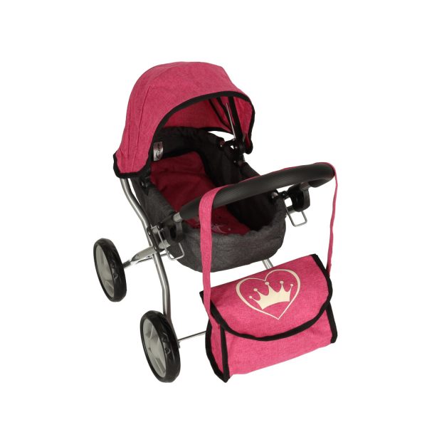 Four-wheel pram for dolls gondola