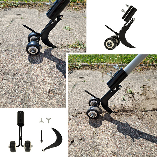 Weed cutter with hook