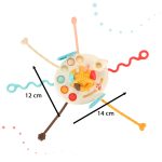 Montessori sensory teether toy for babies swan