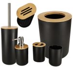 Bathroom set black