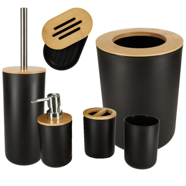 Bathroom set black