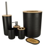 Bathroom set black