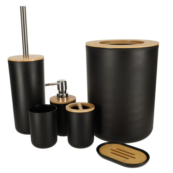 Bathroom set black