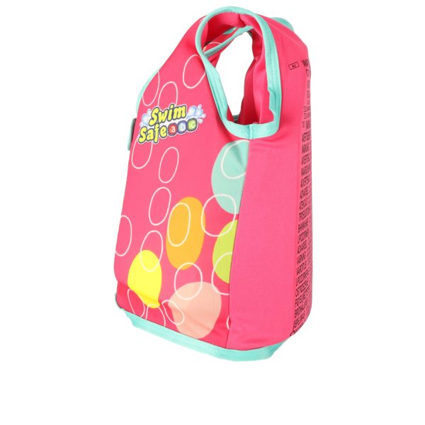 Children's swimming vest pink AQUASTAR