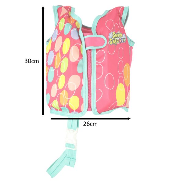 Children's swimming vest pink AQUASTAR