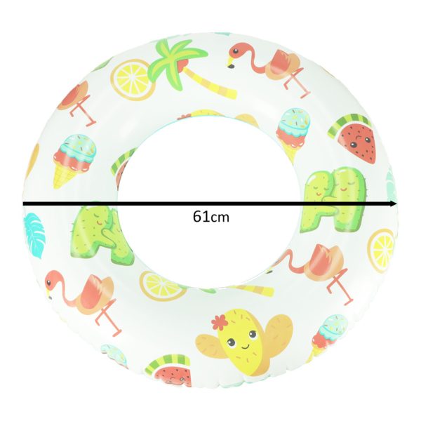 Flamingo inflatable swimming wheel