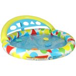 Inflatable kids pool play mat