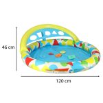 Inflatable kids pool play mat