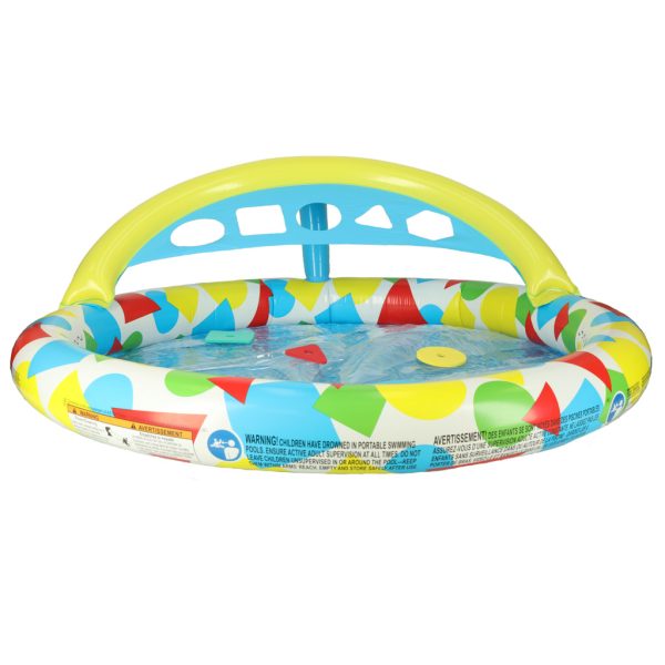 Inflatable kids pool play mat
